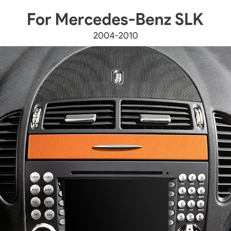 Top Suede Trim LHD RHD Sticker For Mercedes Benz SLK R171 2004 2005 2006 2007 2008 2009 2010 Car Central Air Outlet Accessories
