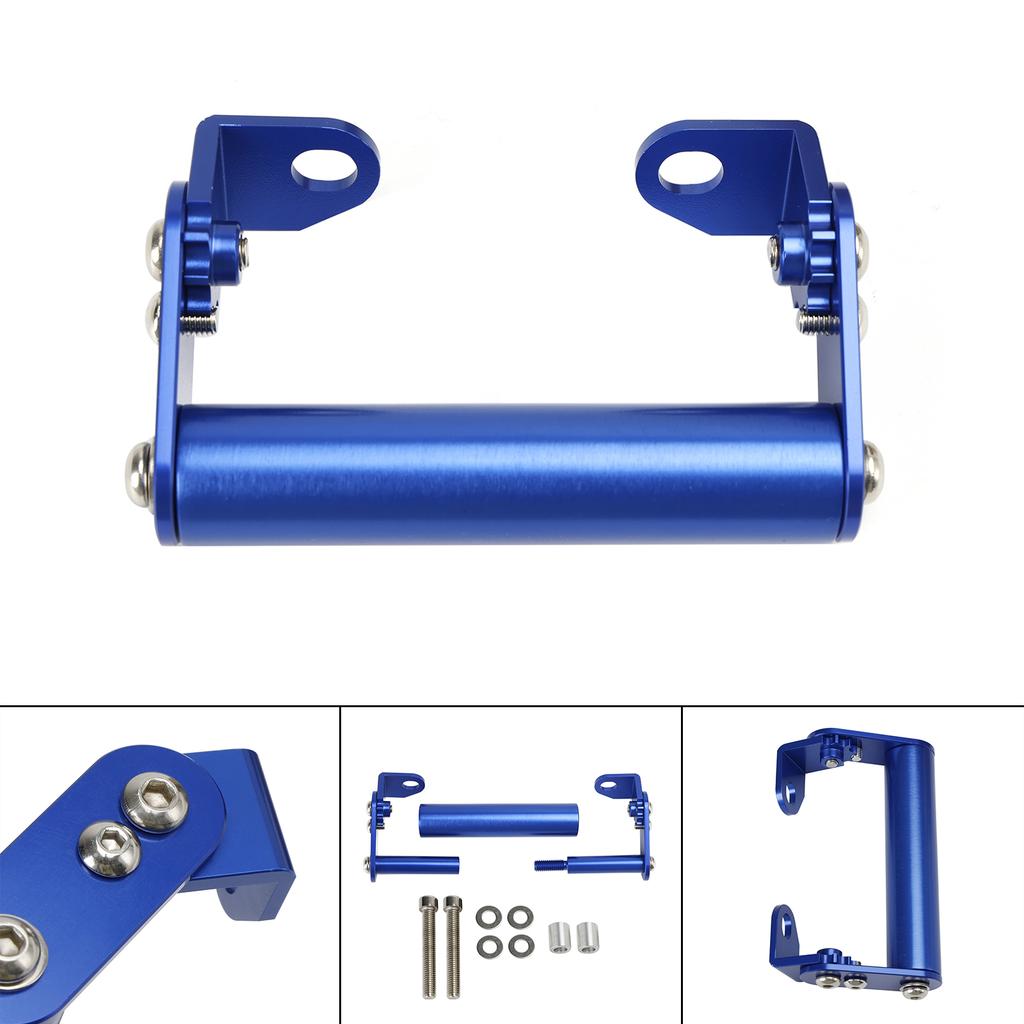 Phone Navigation Bracket Gps Extend Bracket 22Mm Blue For Motorbike Motocycle