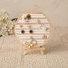 Wood Jewelry Tray Round Shape Jewellery Storage Stand Bracelet Display Stand  Counter Display