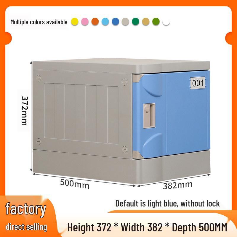 ABS Plastic Student Storage Cabinet with Fingerprint Lock, Anti-collision, Anti-mildew Features