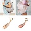 Miniature Ballet Dance Shoe Keychain Elegant Pointe Shoe Keyring Bag Pendant for Ballet Lovers and Fashion Enthusiasts