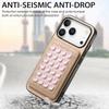 For iPhone 17 Pro Max Case Carbon Fiber Texture Leather Back Cover with Magnetic Detachable Suction Cup