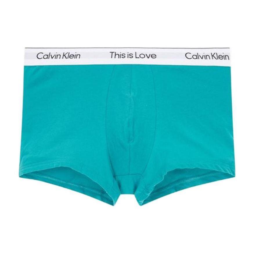 

Calvin Klein Solid Logo Print Mid-Rise Boxer Briefs Men underwear Light-Green NB3182-L7M S