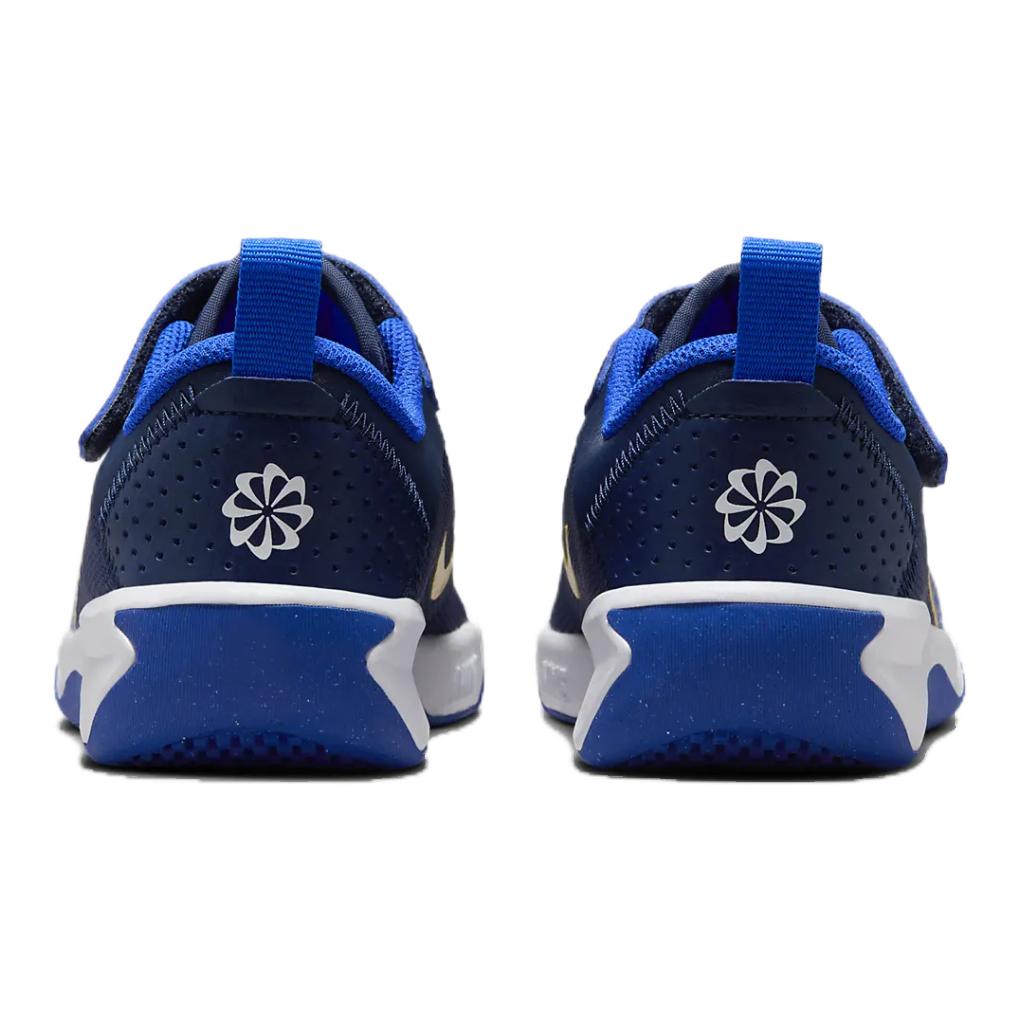 Nike Omni Multi-Court PS Midnight Navy Saturn Gold Kinder Sneakers Blau Weiß Hyper-Royal DM9026-404