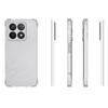 For Xiaomi 14T Clear TPU Case WANLONFENG TM Series 2.0mm Phone Back Cover