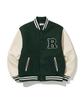 Raw Lab R City Heavy Varsity Jacket (Deep Green)