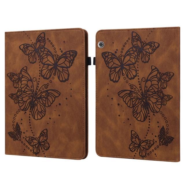 Tablet Case For Huawei Media Pad T5 Case Ags2-l09 W09 Cute Flower Butterfly Embossed Tablet For Funda Huawei Mediapad T5 10 1 Case Cover