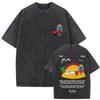 Gewaschen Vintage Bad Bunny DTMF Residencia En El Choli Merch T-Shirts Debi Tirar Mas Fotos T-Shirt Herren Hip Hop Übergroßes T-Shirt