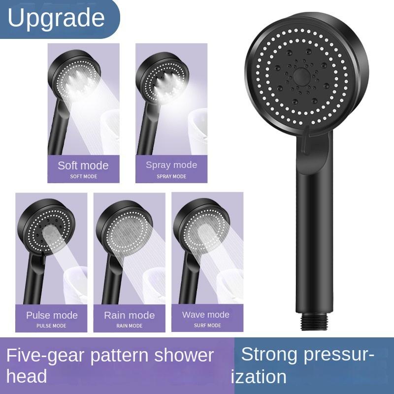 5 Modes Shower Head Adjustable High Pressure Water Saving Shower Head Water Massage Shower Head for Bathroom Accessories