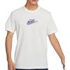 Nike Sportswear Letter Brand Logo Design Breathable Comfortable Pullover Short Sleeve T-Shirt Men T-Shirts Sail FZ5398-133