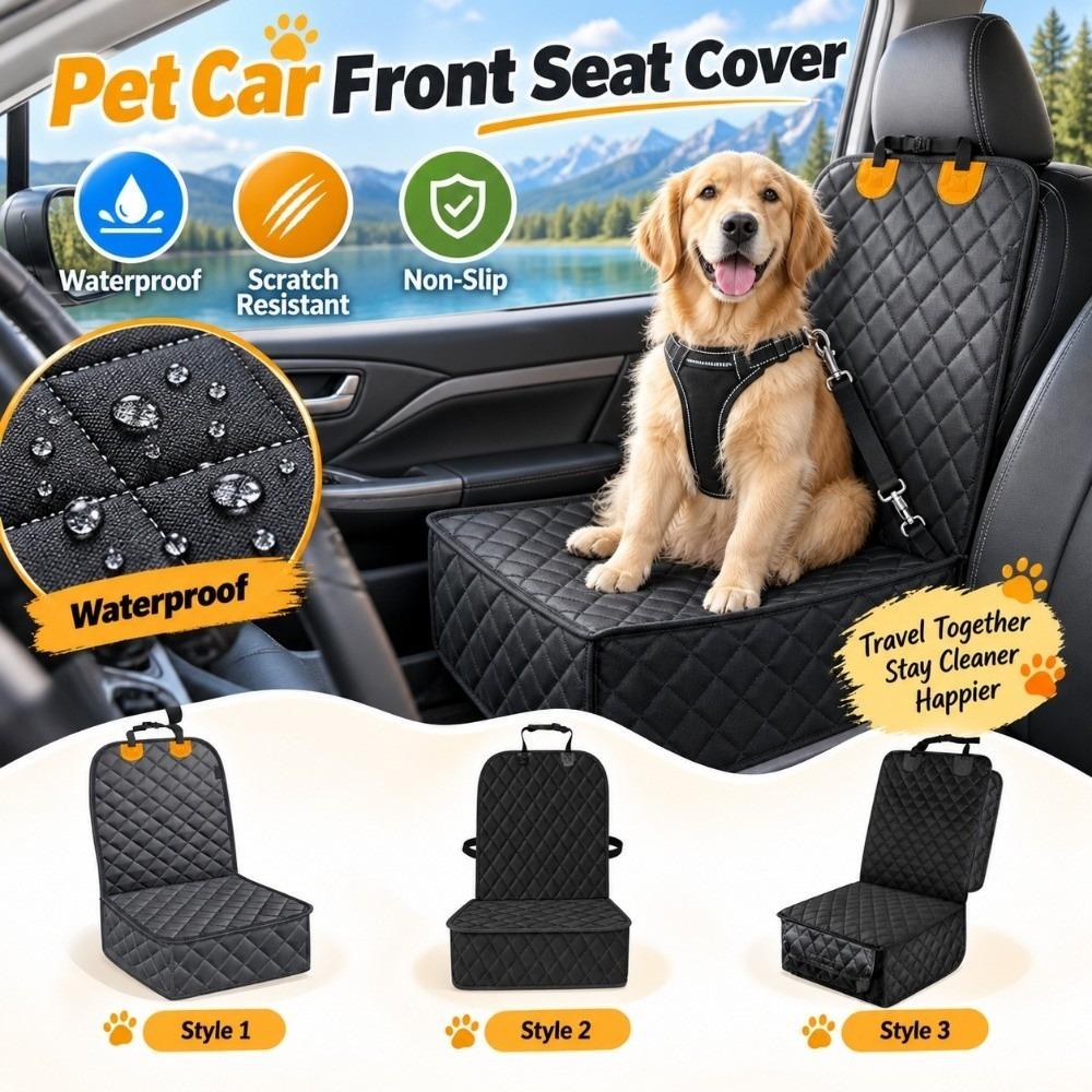 Wear-resistant Pet Car Seat Cover Waterproof Pet Seat Protector Car Pet Cushion Mat Vehicle