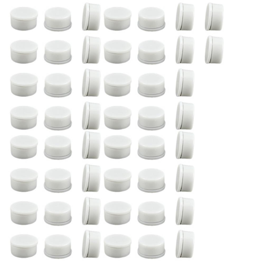 

50Pcs 3 Size Mini Rotating Bearings 360°Rotation Windmill Shaft Bearings Nail Decor Crafts L white