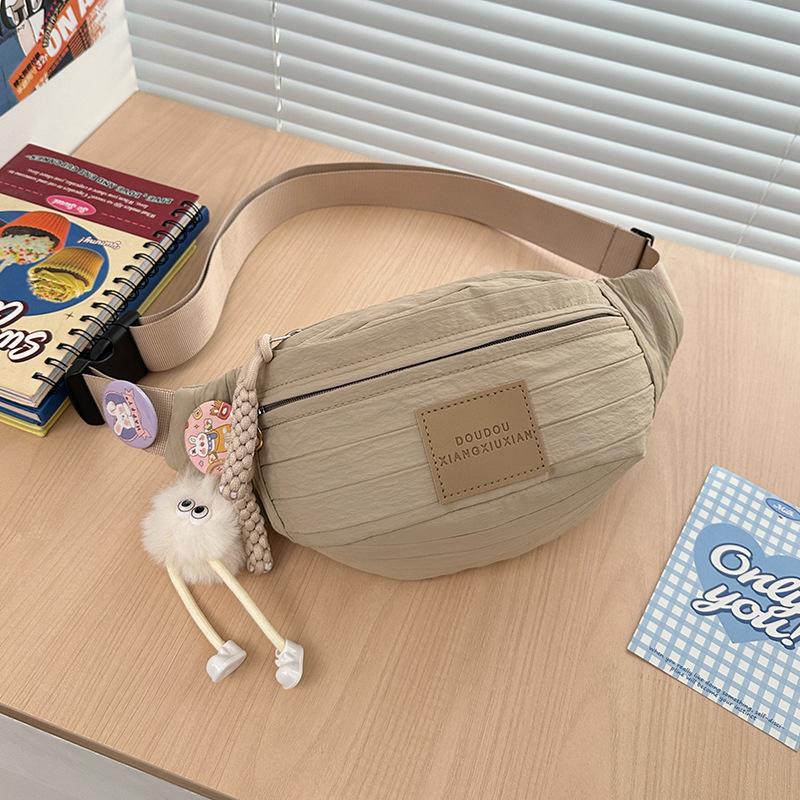 Trendy brand breast bag women's outdoor sports cycling fanny pack light travel small satchel women's leisure student shoulder messenger bag