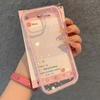Colorful Star Pattern 2 in 1 Candy Color Clear Phone Case For iPhone 11 12 13 14 15 16 17 Pro Max Plus Air Silicone Soft Cover