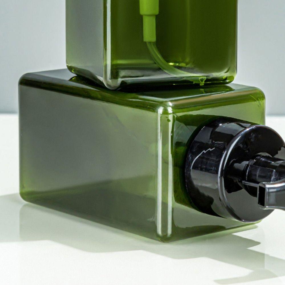 Square Liquid Soap Dispenser Plastic Shampoo Press Empty Bottles New Storage Bottles