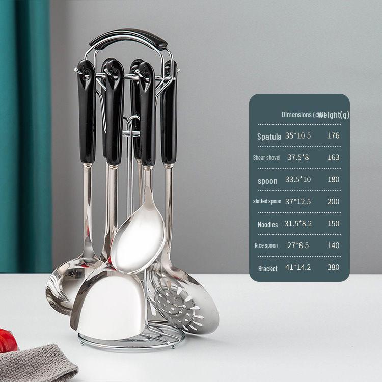 

Nordic Light Luxury 7-Piece Cookware Set with Ceramic Handle Utensils 7-Piece Set