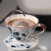 Elegancki Ceramiczny Drip do Kawy z Kontrolą Przepływu Odporny na Ciepło Lejek do Ręcznego Parzenia