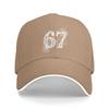 Spring Casual Baseball Cap 67 Halloween Funny Six Seven Meme Hunting Camping Trucker Hat For Men Adult Sun Fashion Baseball Caps