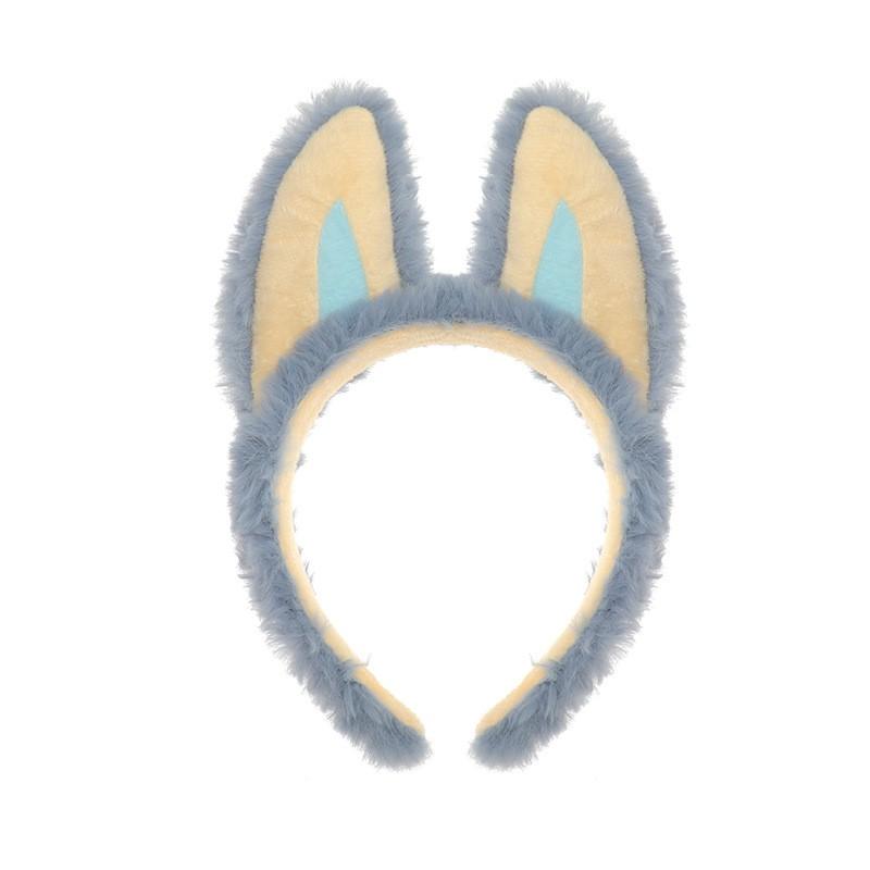 Cute Plush Cartoon Ear Headband Women Men Face Washing Hair Accessory Soft Fuzzy Animal Ears Headwear