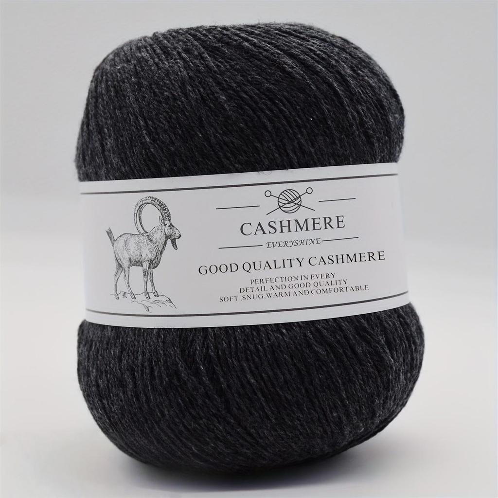 Premium Cashmere Yarn for Knitting & Crocheting – 50g/1.76oz, 320m/350yd, Ultra-Soft Fine-Gauge Handmade Wool (1.5-2.5mm Needles) Sweaters DIY Crafts