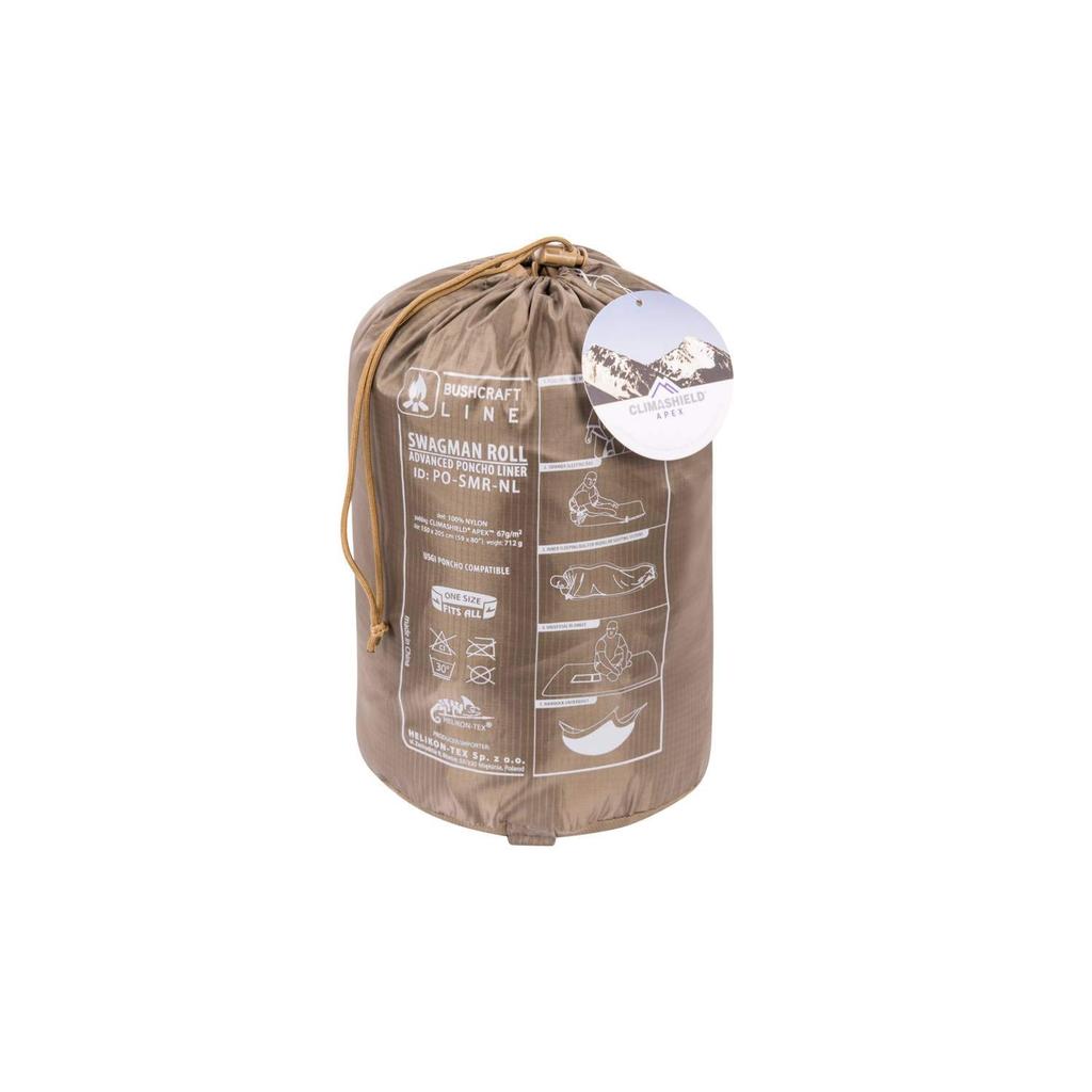 SWAGMAN ROLL PONCHO Sleeping Bag Poncho with Woobi Blanket for Outdoor and Trekking HELIKON-TEX Bushcraft, Military, Activities, Camping,