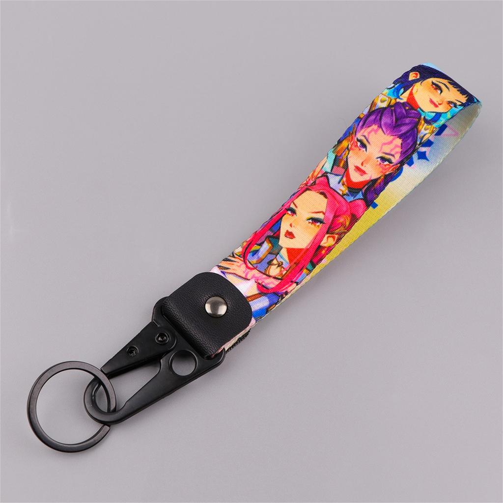 Metal Beak Buckle Alloy Keychain Car Interior Pendant Metal Beak Buckle Leather Keychain Chain
