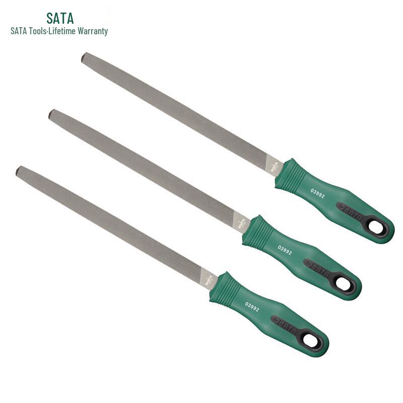SATA 8-inch Medium-Tooth Triangular File