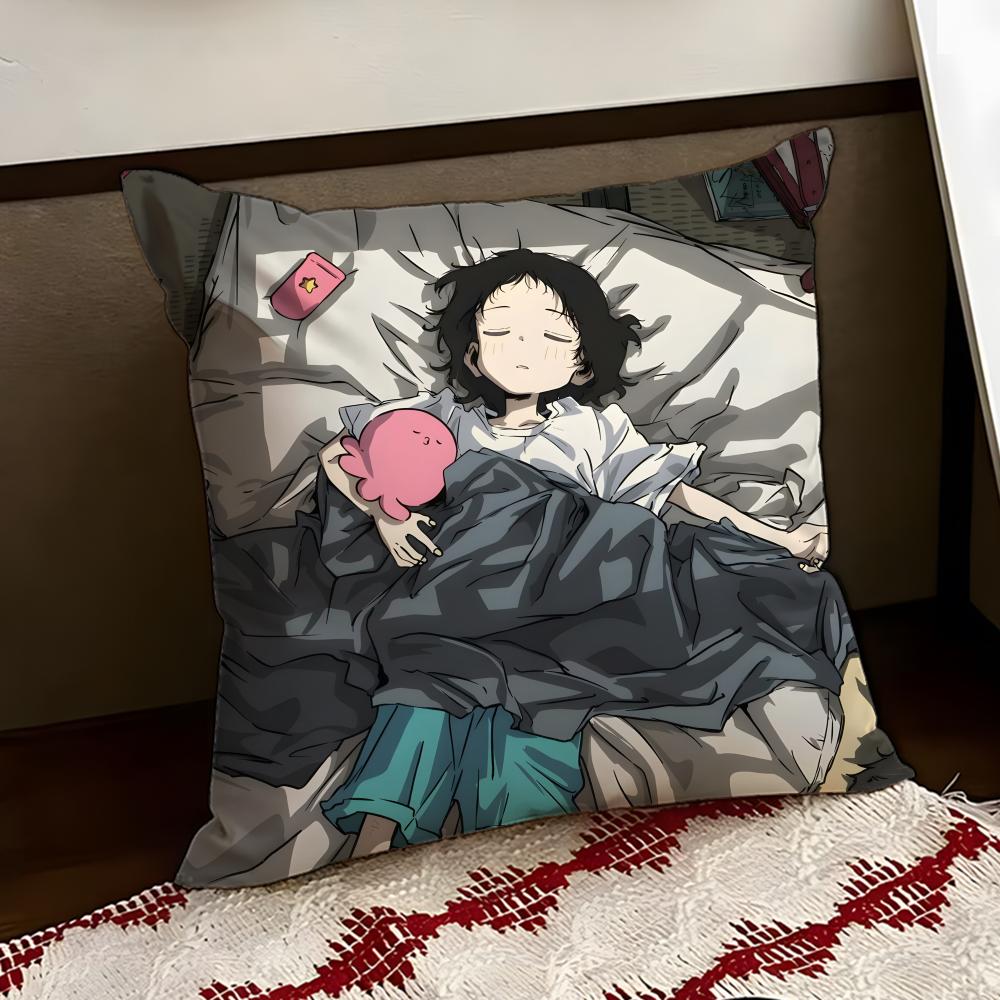 TTakopis Original AnimeSin Cushion Cover Reversible Soft Durable Pillow Cover Home Car MultiScene Use for Daily Comfort