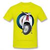 Awesome Target Logo T Shirt Italy Scooter Tee Shirt Unisex Vintage Motocycle Graphic Tshirt Big Size