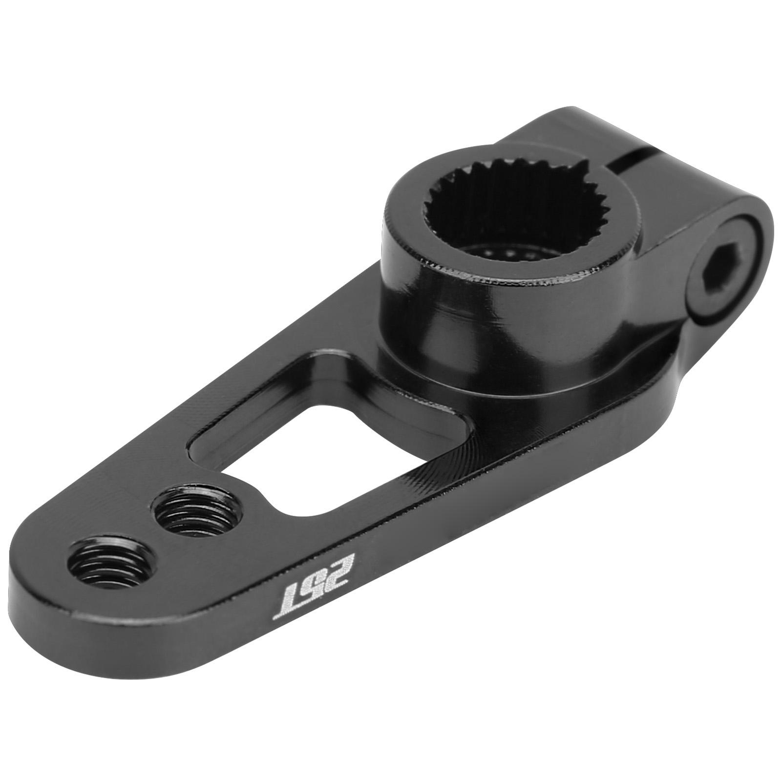 

25T Steering Gear Arm Servo Arm Accessory Replacement Part for 18 110 RC CarBlack
