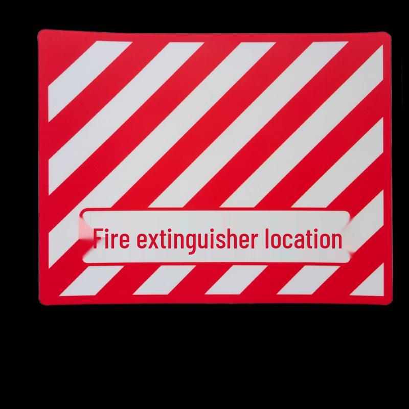 Brangdy Fire Extinguisher Location Warning Decal