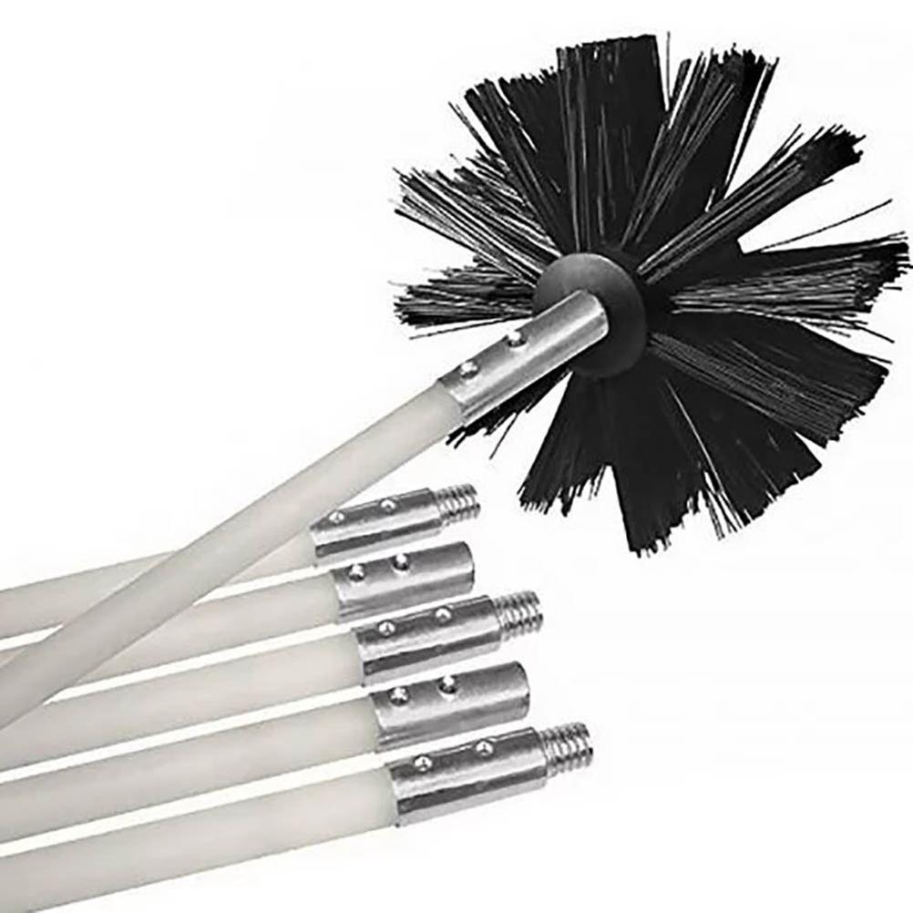 Chimney Cleaning Brush Chimney Sweeping Tool and Rods Kit Duct Clean Kit Cleaning Tool