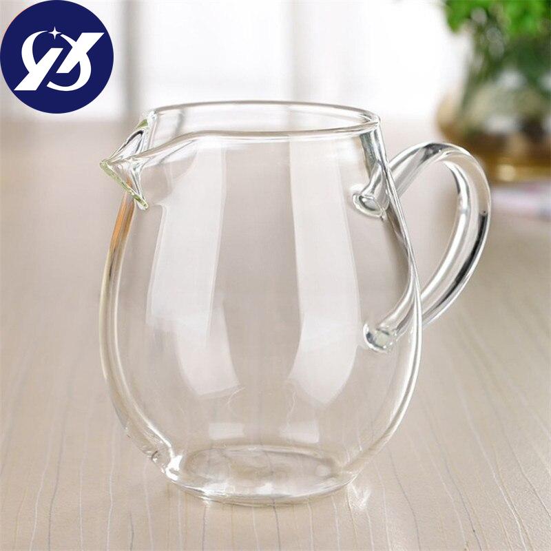 Teiera in vetro trasparente resistente al calore Cha Hai Gongdao Tazza da tè Fair Mug Tazza da tè Set da tè 450ML