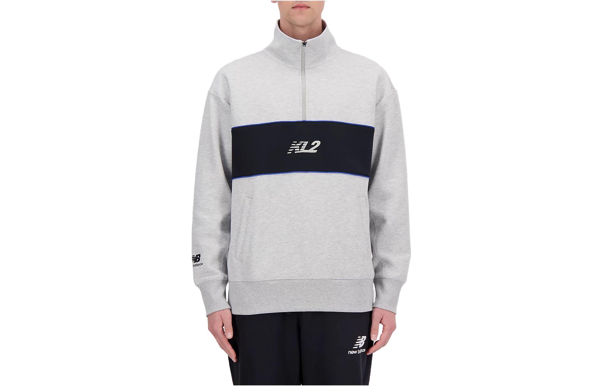 New Balance Kawhi s Klawset Sweatshirt Men s Gray MT23590AG M