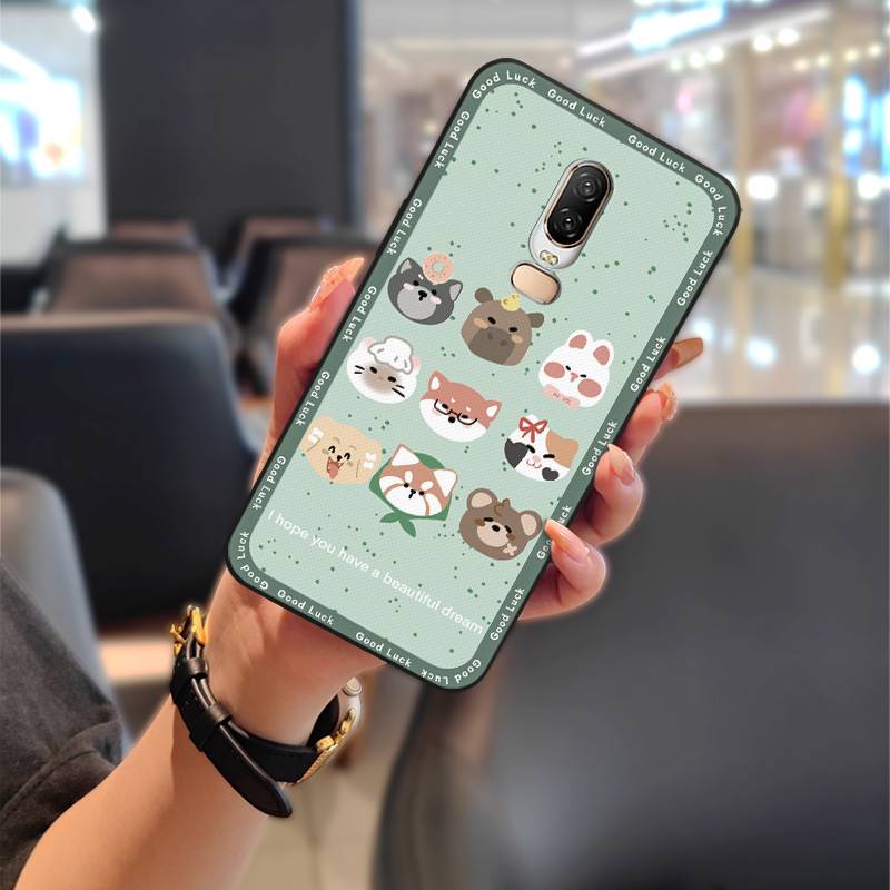 Nárazuvzdorné Vodotěsné Pouzdro na Telefon Pro OnePlus 6/1+6 Odolné proti Nárazům Silikonové Prachotěsné Graffiti Kreslené Zvířata Roztomilé Odolné