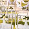 12 Pieces Of Ivory Bow Decorations, Wedding Background Channel Decorations, Satin Bows, Chair Decorations, Elegant Ceremonial Ribbons