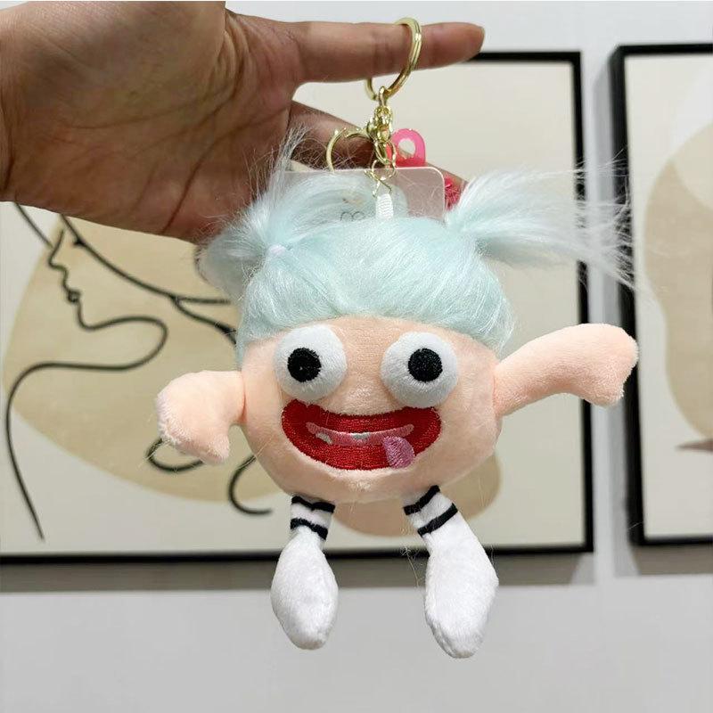 

Очаровательный 13-сантиметровый плюшевый брелок для куклы с длинным плюшем и набивкой из ПП хлопка Light Blue