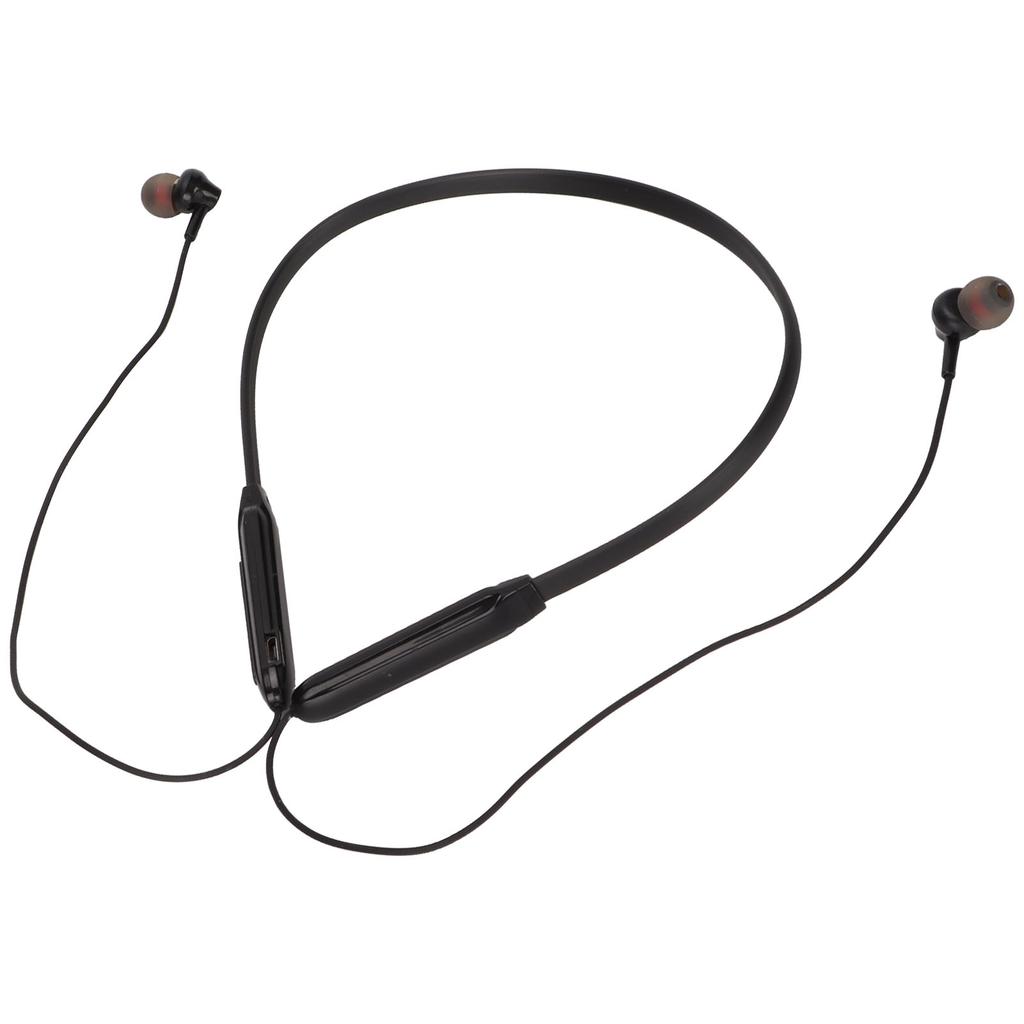 Neckband Bluetooth Headphone IPX7 Waterproof Noise Reduction Deep Bass Lightweight Wireless Sports EarphoneBlack