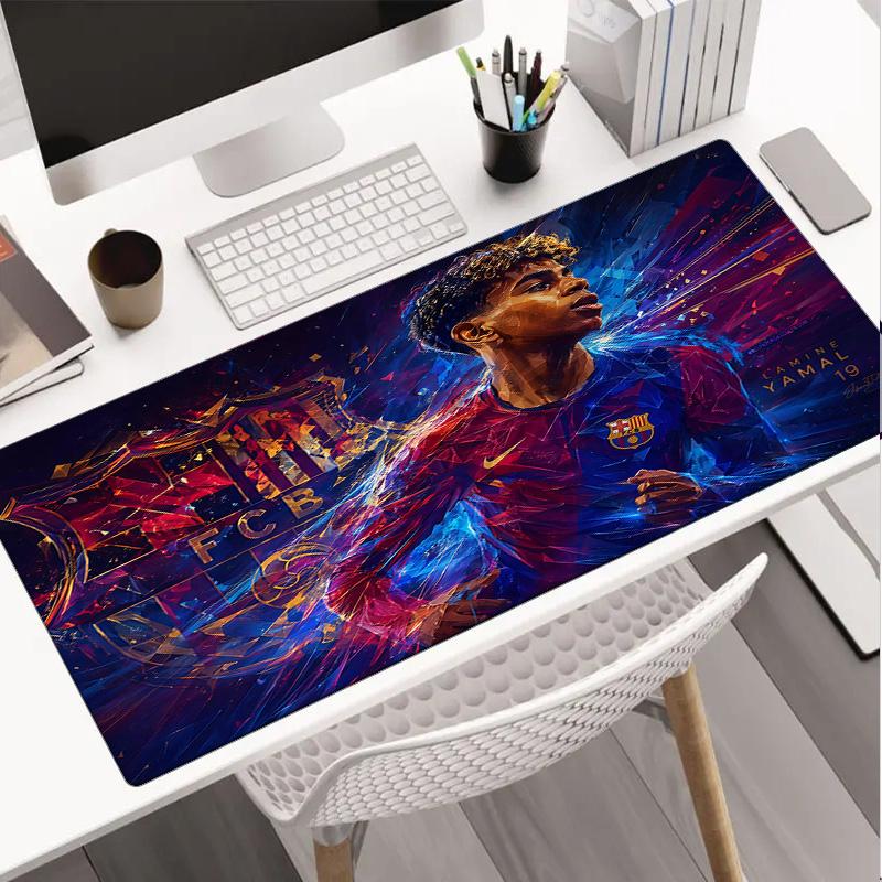 Lamine Yamal Fußball Jubel Mauspads Mauspads, Gaming-Mauspads, Tastaturmatten, Schreibtischdekoration für Computer-Notebook, Fan-Geschenk, Geburtstagsgeschenk
