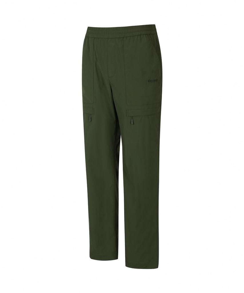 DISCOVERY EXPEDITION Men'S Freshvent Lightweight Woven Training Loose Tapered Pants (D/Khaki)