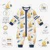 Bamboo Cotton Baby Sleeper: Split-Leg, Lightweight, Anti-Kick, All-Season Pajamas