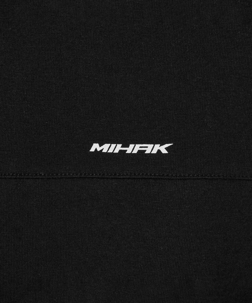 Mihag Stroke Arch Logo Oversized T-Shirt (Black)