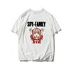 Japanese Anime Spy X Family Sports Pure Cotton Tshirts A Trend of Largesized Shortsleeved Tshirts for Teenagers