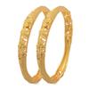 Dubai Gold Color Bangles for Women Men Fashion Flower Jewelry Wedding Party Luxury Quality Bridal Bracelets Gift