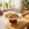Spherical Handle Candy Storage Basket Dried Fruit Plate Display Plate Fruit Snack Tray  Living Room