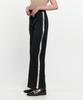 Kimjisu Pleated Logo-Tape Trousers _ Black