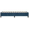 Box Spring Bed Frame Dark Blue 90x200 cm Velvet