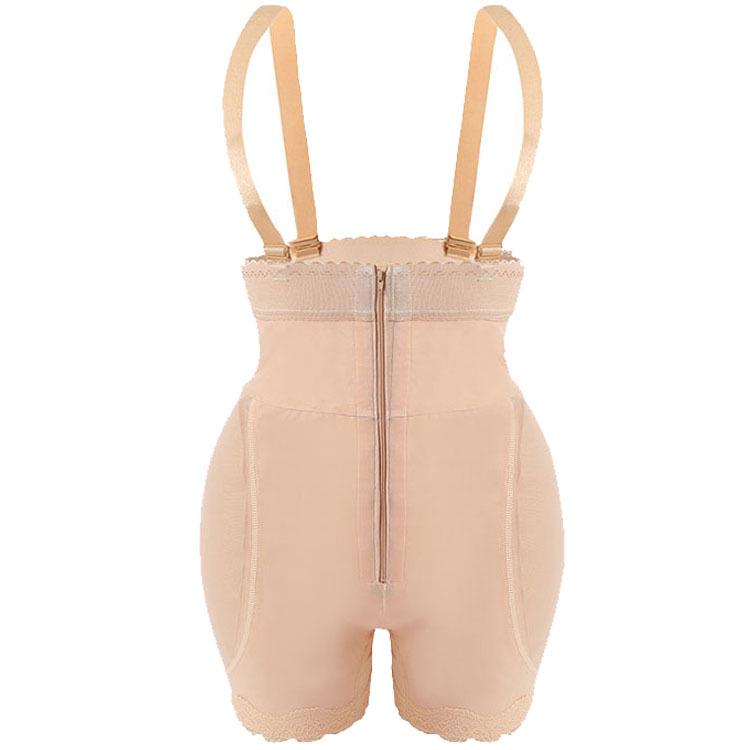 

Утягивающие брюки с высокой талией, застежкой-молнией и съемными подкладками на бедрах XXXL