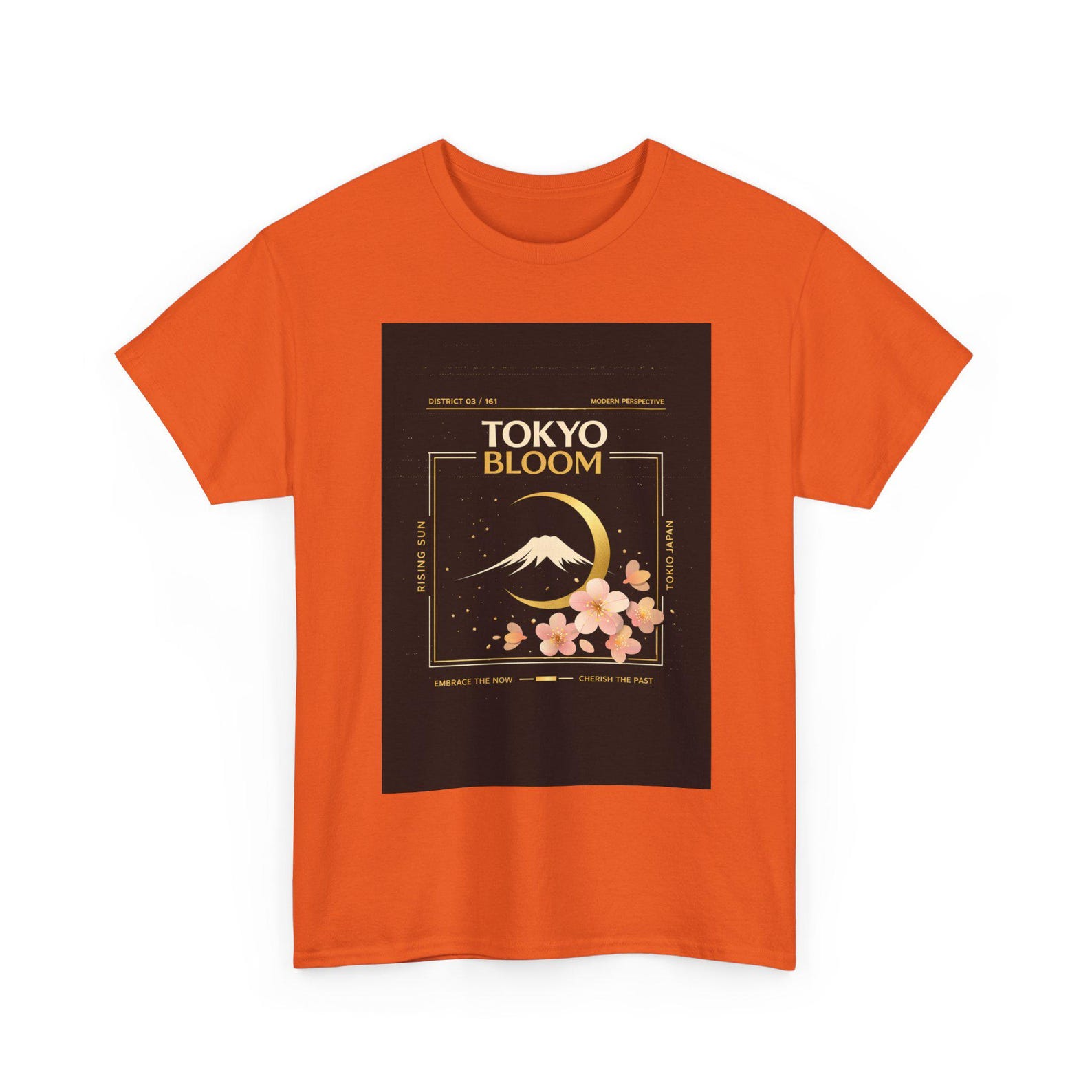 Tokyo Bloom T-Shirt | Mount Fuji, Cherry Blossoms, Japanese Aesthetic S