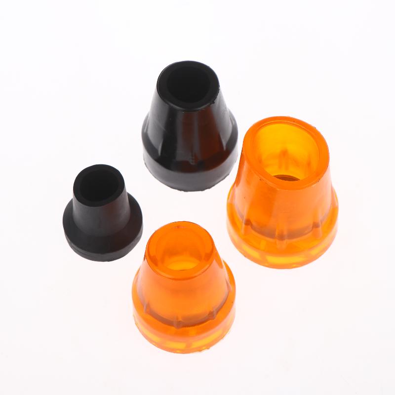 2/4Pcs Cane Mountaineering Stick Protective Pad Universal Crutch Tips Non-Slip Rubber Feet For All Terrain Diy Accessories